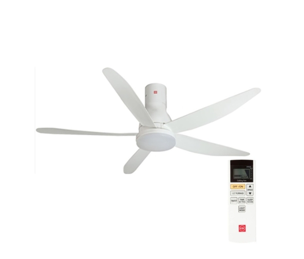 Quạt Trần KDK U60FWS (có các option U60FWS(BK), U60FWS(SIL) (Màu Bạc Sáng), U60FWS(WH) (Màu Trắng))