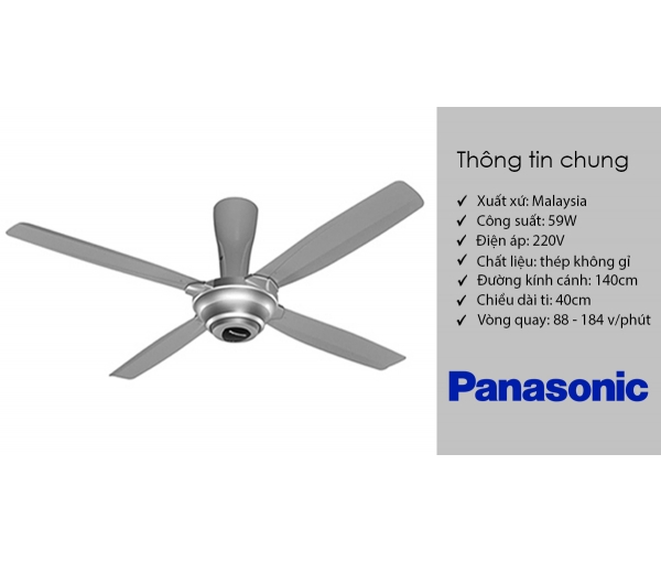 Quạt  trần Panasonic F-56MZG  Quạt  trần Panasonic F-56MZG