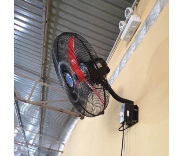 Quạt treo công nghiệp Chinghai W20 3 cánh đỏ 105W