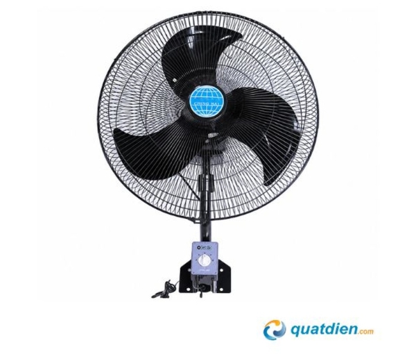 Quạt treo tường công nghiệp Chinghai W20B cánh đen 132W