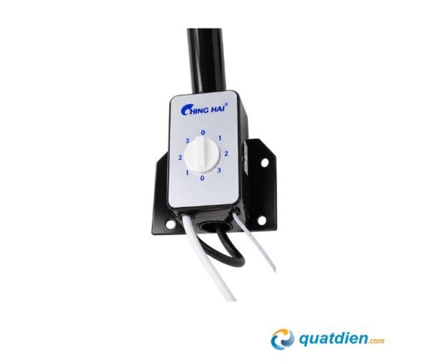 Quạt treo tường công nghiệp Chinghai W20B cánh đen 132W