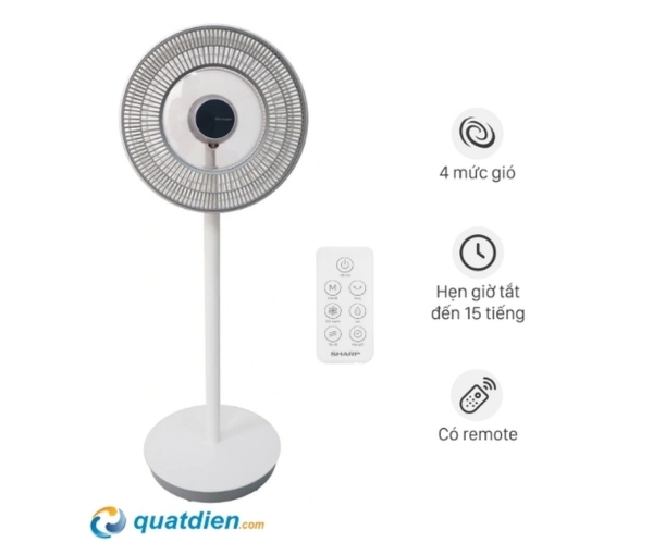 Quạt tuần hoàn Sharp PJ-CD404V-W 24W DC