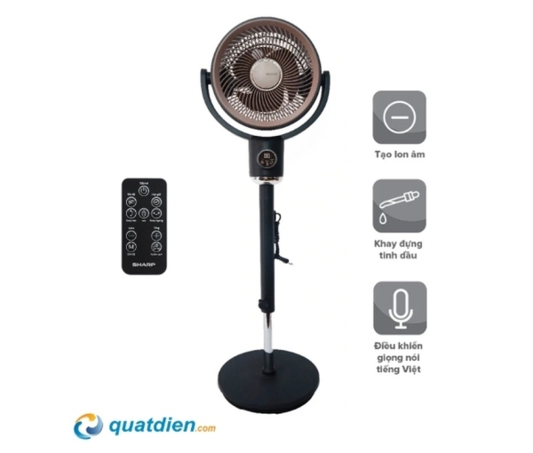 Quạt tuần hoàn Sharp PJ-CD433V-H 20W DC