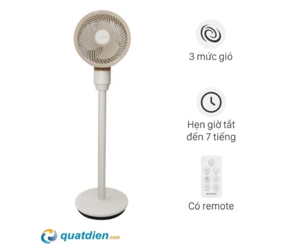 Quạt tuần hoàn Sharp PJ-CD603V-C 24W DC