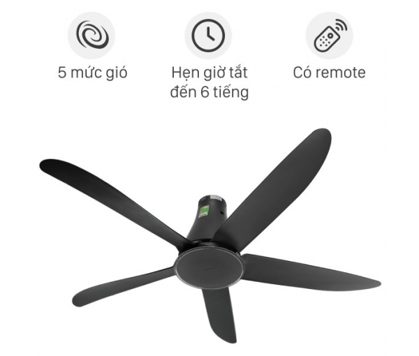 Quạt trần Mitsubishi 5 cánh C56-RA5 có Remote  Quạt trần Mitsubishi 5 cánh C56-RA5 có Remote
